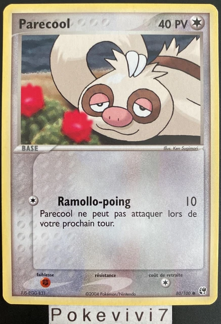 Carte Pokemon PARECOOL 80/100 Bloc EX Tempête de Sable FR NEUF