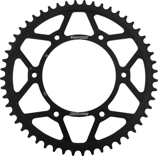 Supersprox Rear Steel Sprocket 52T Black RFE-210-52-BLK