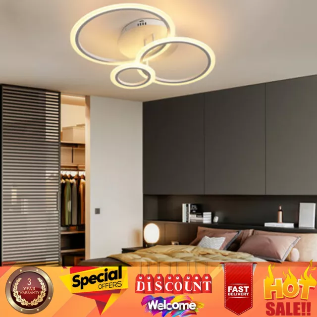 Modern LED Acrylic Ceiling Light,Pendant Light Chandelier Bedroom Creative Lamp