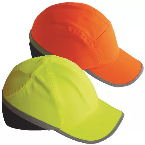 Portwest Hi Vis Bump Cap Safety Work Wear Hard Hat Head Protection Baseball PW79