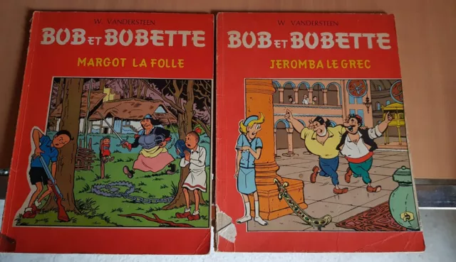 2 bd Bob et Bobette vintage