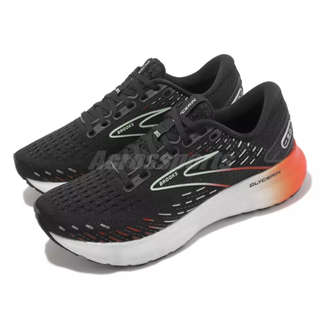 Brooks Glycerin 20 Black Red Opal Women Road Running Sports Shoes 1203691B-045