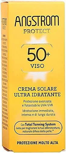 Angstrom Crema Solare Viso per un'Abbronzatura Ottima Protezione Viso 50+ Abb...