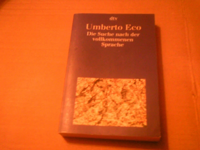 Die Suche nach der vollkommenen Sprache von Eco, Umberto... | Buch |