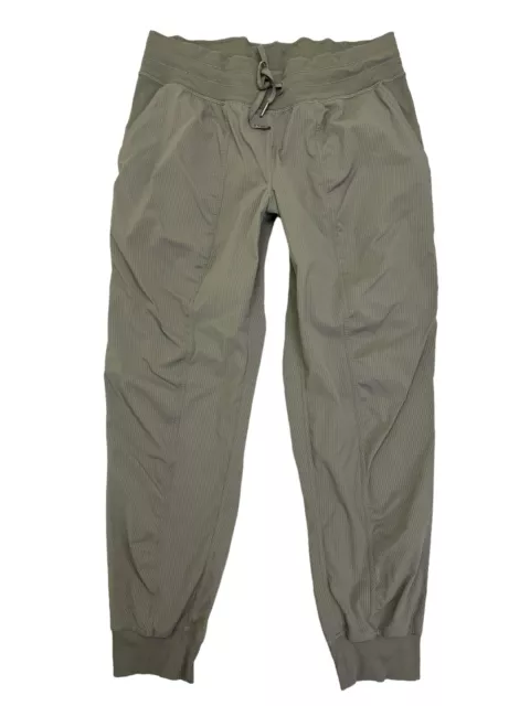 LULULEMON WOMENS PANTS Dance Studio Jogger Green Lightweight Swift 27  Inseam 10 £27.29 - PicClick UK