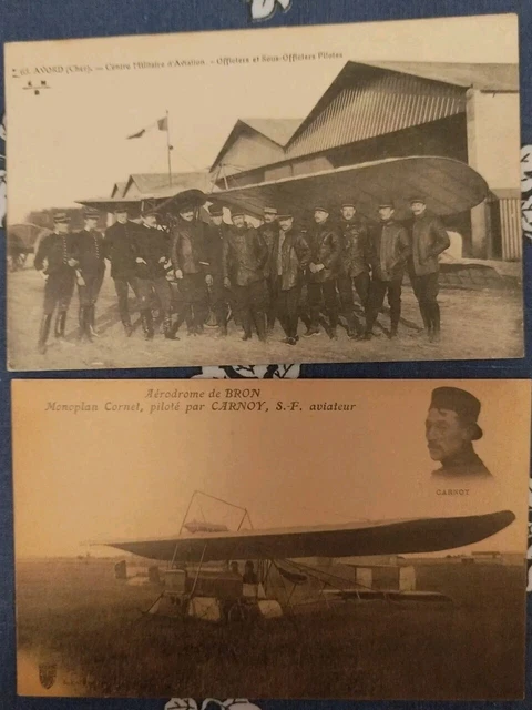 CPA photo l’aviateur Brindejonc sur son Bleriot Gnome 50 HP @1910