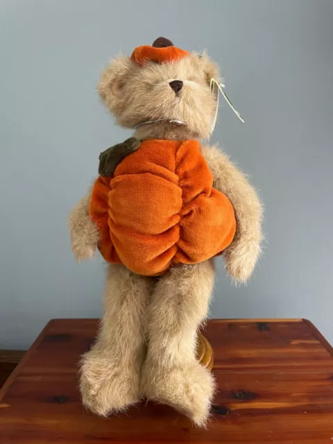 Bearington Bear Plumpkin Pumpkin Fall Halloween Plush 11” NWT