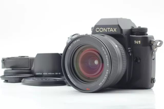 [Exc+5] Cámara de película Contax N1 SLR Vario Sonnar Lente 24-85 mm...
