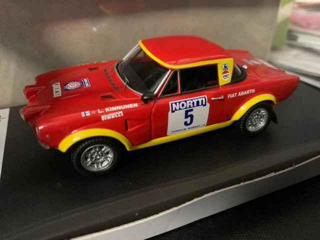 TROFEU TRRFR59 Scale 1/43 | FIAT 131 ABARTH N 5 RALLY TOUR DE CORSE 1980 B.DARNICHE - A.MAHE WHITE