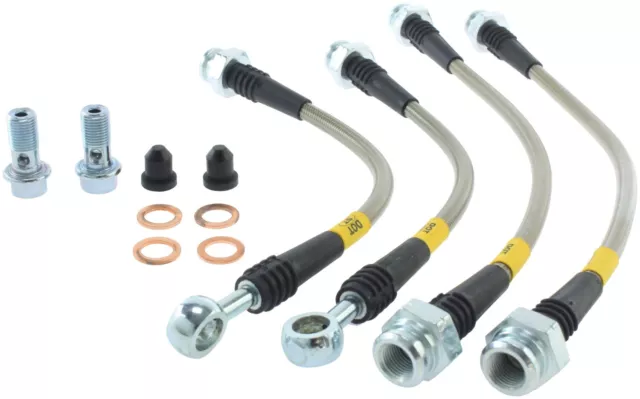 StopTech 950.62504 Stainless Steel Braided Brake Hose Kit Fits 04-06 GTO