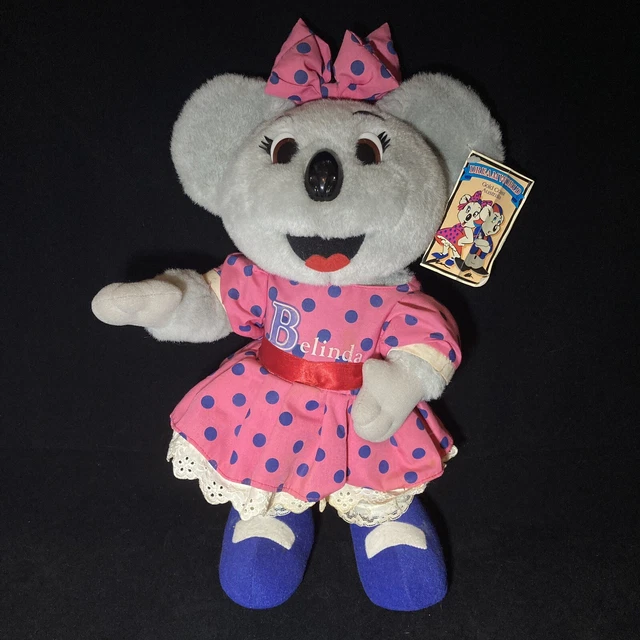 VINTAGE DREAMWORLD BELINDA Plush Gold Coast Aus Koala Mascot Stuffed