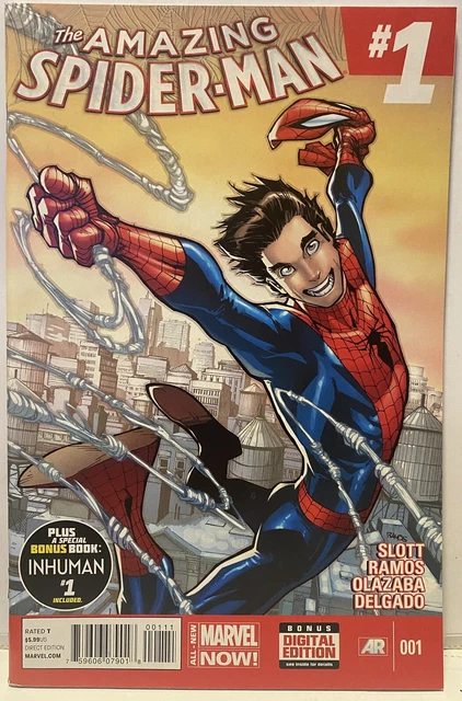 Amazing Spider-Man #1 - 1st App Cindy Moon (Silk) Marvel Now 2014 VF/NM