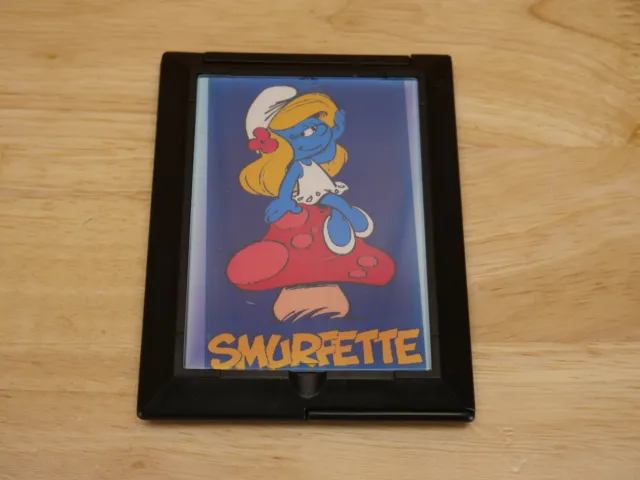 Vintage Smurfette Mirrored Compact