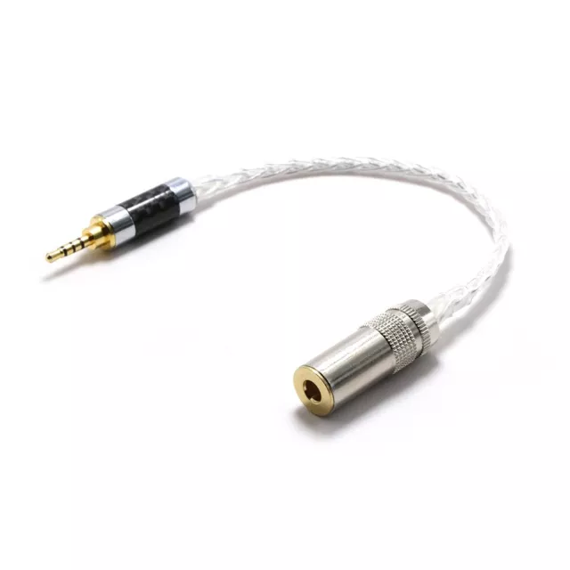 13cm 8N OCC 2.5mm Balanced Male to 3.5mm Balanced Female Adapter Cable AUX Cable 3