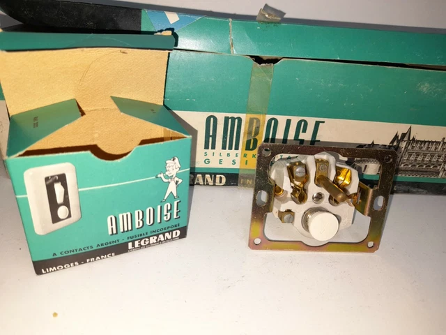 Mécanisme D'interrupteur Vintage Legrand Amboise Chambord – Pour Fusible, Neuf