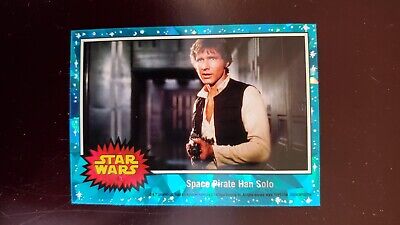2022 Topps Chrome Sapphire STAR WARS #4 Space Pirate Han Solo