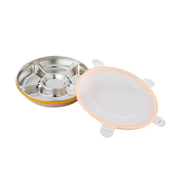 Boîte à Snacks Tournante Pmueuff - 6 Compartiments Amovibles Avec Couvercle - Plateau De Service Pour Fruits, Noix, Biscuits - Transparente, BPA Free