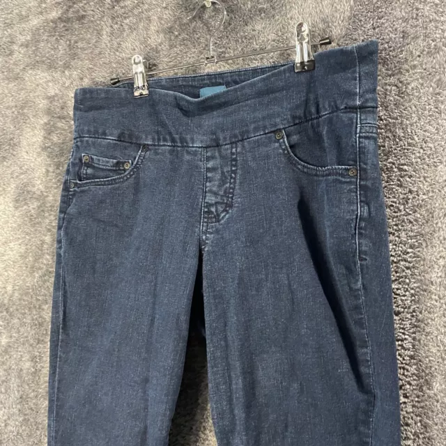Jag Jeans Womens Size 10P 32W 27L Nora Skinny Mid-Hig Rise Dark Wash Stretch
