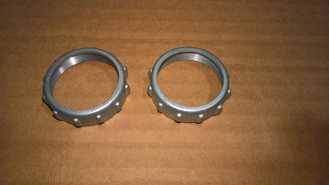QTY 2 NEW Carburetor Cap Threaded Ring Briggs & Stratton Animal LO206 Kart