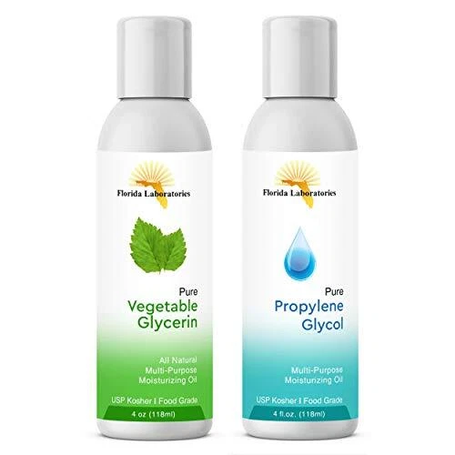 2-4 oz glicerina vegetal y propilenglicol USP Kosher en muy buen estado pg 99,9% comida pura...