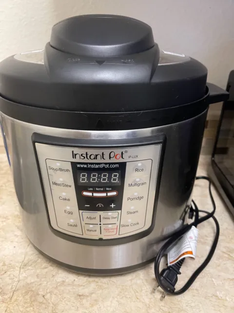 Instant Pot LUX60V3 V3 6 Qt 6-in-1 Programmable Pressure Cooker