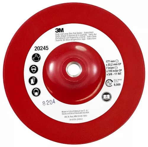 Hook and Loop Disc Pad Holder 9145CP, 4-1/2"x7/8" Center Post 5/8-11" Internal