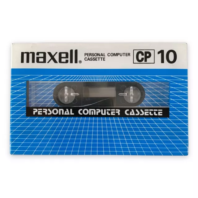 VTG 1980s Maxell CP 10 Personal Computer Cassette Data SEALED