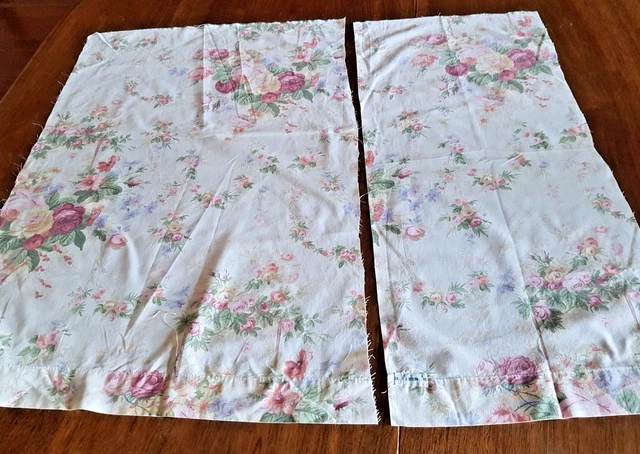 Lot De 2 Coupons Tissu Coton Motif Animal/Prince De Galles - Noir & Blanc, 3-5m Au Total