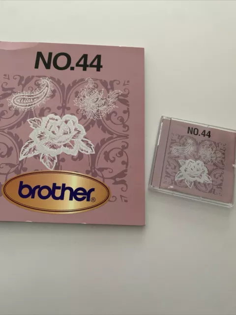 Brother Embroidery Card No 44. Lace Designs - In Folder with templates