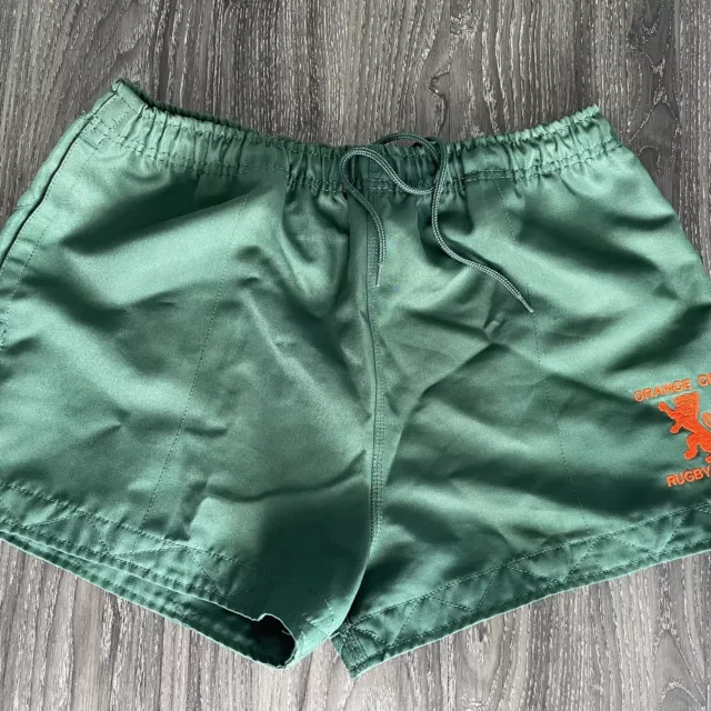 Orange City Rugby Union Shorts. Size 34.