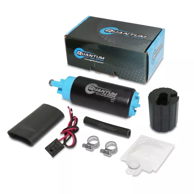 Qfs 255LPH Efi Carburant Pompe + Installation Kit Turbine E85 Walbro GSS342