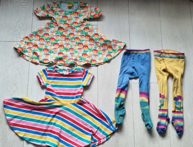 Baby Girls Girl Toddler Dresses Bundle Frugi Organic Cotton Eco 12 18 1 2 year's