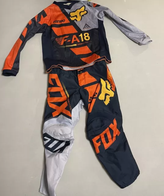 Fox Motocross Hose + Trikot Kind Größe 80