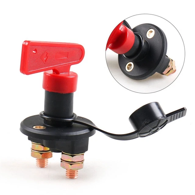 Interrupteur Déconnexion Batterie 12V 24V Avec Lame - Pour Voiture Camion Bateau Camping-Car