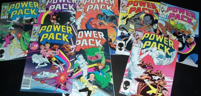 NM- 9.2: Lot of 8: POWER PACK 1, 2, 3, 4, 5, 6, 7, 8, NEW PHASE IV Movie  Bag&Bd