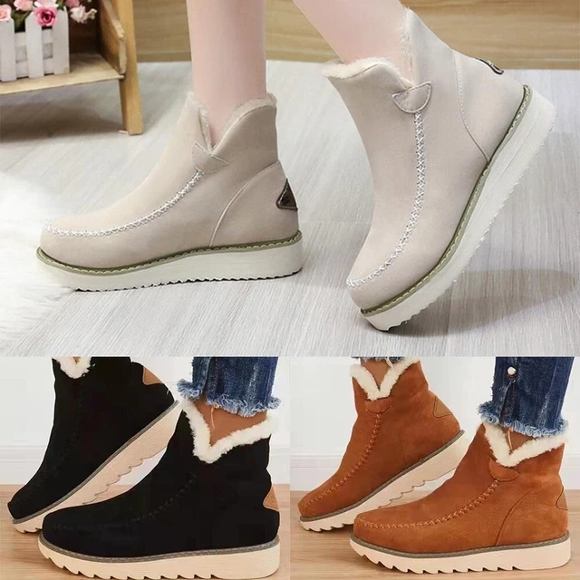 Hot Sale Boots Femme Fluffy Outdoor Chaussures Chaussettes Neige Bottes Cheville
