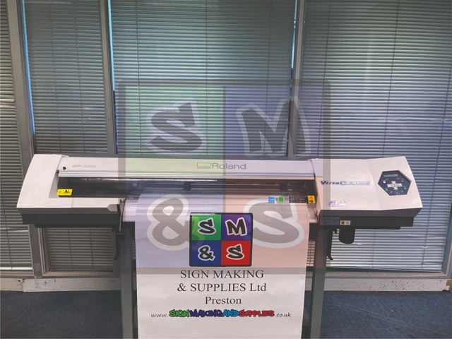 Printing Plotter Roland ROLAND SP-300I ECO Solvent Printer Plotter Print Cut Sign Vinyl Banner ...