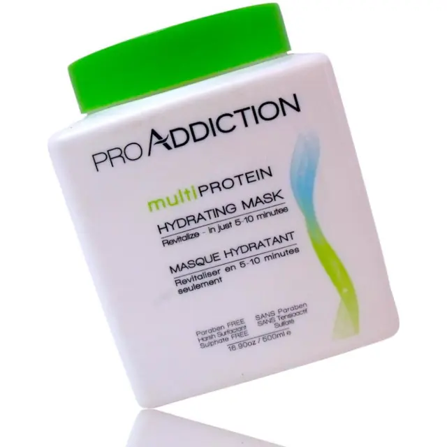 Pro Addiction Multi Protein Hydrating Hair Mask, Paraben & Sulphate Free, 16.9oz