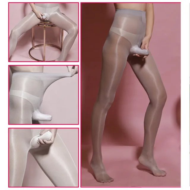 Mens Underwear Mesh Pantyhose Homewear Tights Shiny Nightwear Stockings Bottoms