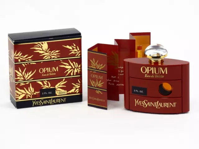 Vintage Yves Saint Laurent YSL Opium Eau de Toilette 2 fl oz / 60 ml Splash NIB