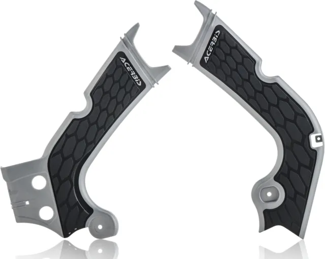 Acerbis [2630711015] X-Grip Frame Guard Silver/Black