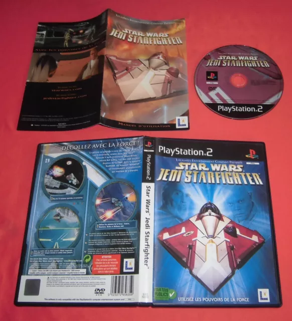 Playstation PS2 Star Wars Jedi Starfighter [PAL-Fr] Fat Slim JRF