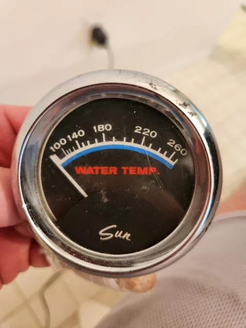 Sun Blueline Water Temperature Gauge 2-3/8" Shelby Yenko Motion Copo Dana Hemi Sun Blueline Water Temperature Gauge 2-3/8" Shelby Yenko Motion Copo Dana Hemi