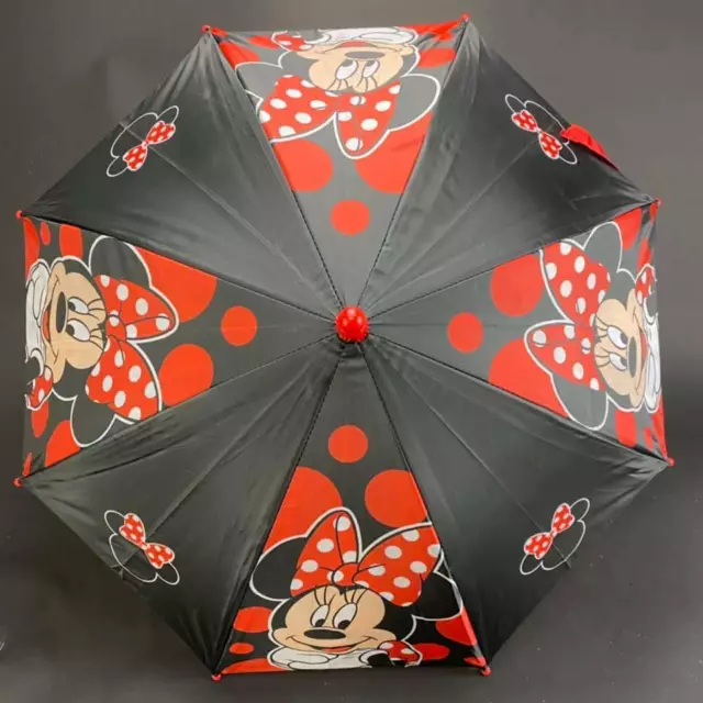 Disney Junior Minnie Mouse Molded Red & Black Umbrella for girls