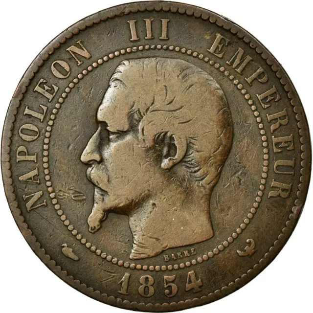 [#75970] Monnaie, France, Napoleon III, Napoléon III, 10 Centimes, 1854, Lille,