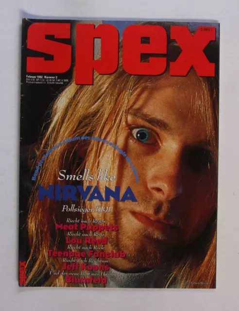 Spex Februar 1992 Ger Magazine Nirvana Meat Puppets Lou Reed Teenage Fanclub