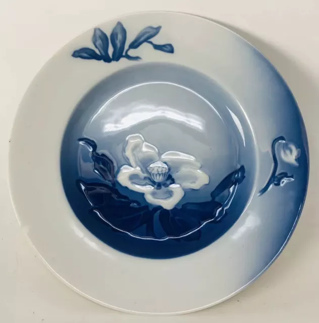 Vintage B&G Bing & Grondahl Kjobenhavn Denmark 6 3/4" Blue Flower Plate