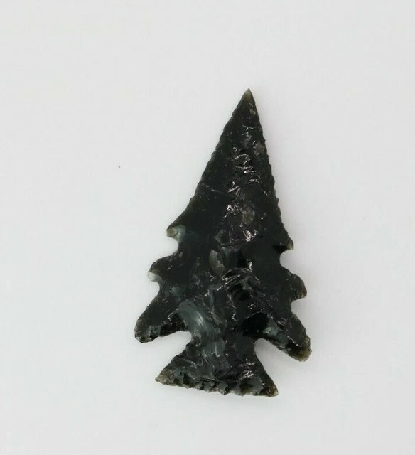 TED ORCUTT NORTHWEST COAST OBSIDIAN FLINT EXOTIC POINT - RARE - CIRCA 1900's