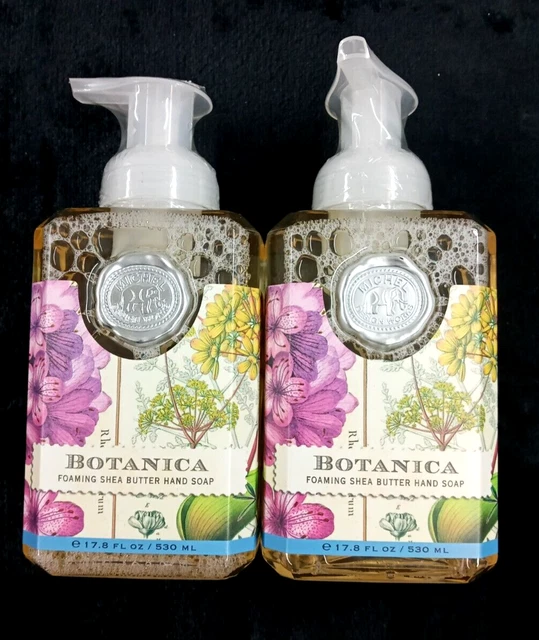 2- Michel Design Works Foaming Hand Soap 17.8 OZ. BOTANICA Wild Flowers