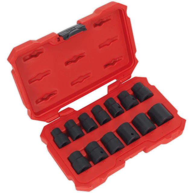 Sealey 13 Piece 1/2" Drive Impact Socket Set